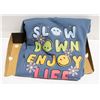 Image 1 : LADIES SMALL LONG SLEEVE "SLOW DOWN ENJOY LIFE"