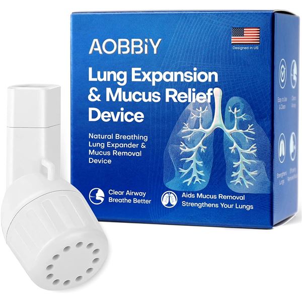 External Muscus Device NEW AOBBIY LUNG EXPANSION & MUCUS RELIEF DEVICE