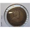 Image 2 : 7)  CANADIAN 1907 KING EDWARD VII LARGE PENNY.