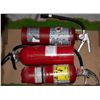 Image 1 : LOT OF 3 FIRE EXTINGUISHERS