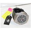 Image 1 : OUGEES MENS STAINLESS STEEL WATER-RESISTANT QUARTZ