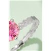 Image 3 : 1 CT GRA CERTIFIED PINK MOISSANITE 925 ST. SILVER