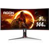 Image 1 : NEW AOC 34" CURVED FRAMELESS GAMING MONITOR