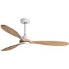 Image 1 : NEW GESUM 52" CEILING FAN WITH LIGHT & REMOTE