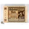 Image 2 : 1922 NAZI GERMANY 5,000 REICH MARK NOTE