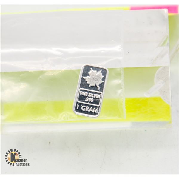 1 GRAM SILVER BAR
