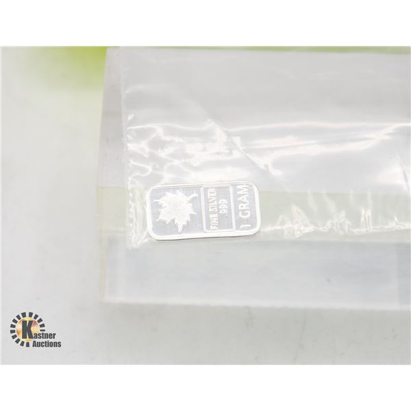 1 GRAM SILVER BAR