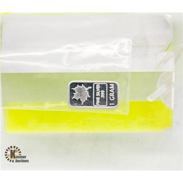 1 GRAM SILVER BAR