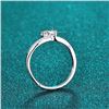 Image 3 : 1 CT GRA CERTIFIED MOISSANITE 925 SILVER