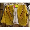 Image 1 : SUEDE JACKET CHILD SIZE 2-3 LINED, FRINGED AND