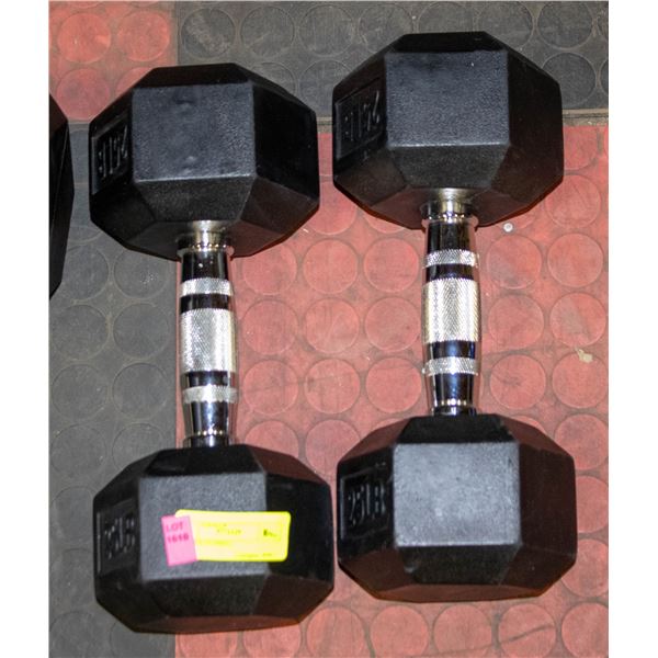 2 X 25LB DUMBBELLS