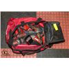 Image 1 : BAG OF MILWAUKEE TOOLS INCLUDES IMPACT DRIVER,