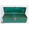 Image 2 : EMPTY BEACH METAL TOOLBOX WITH TOP TRAY -