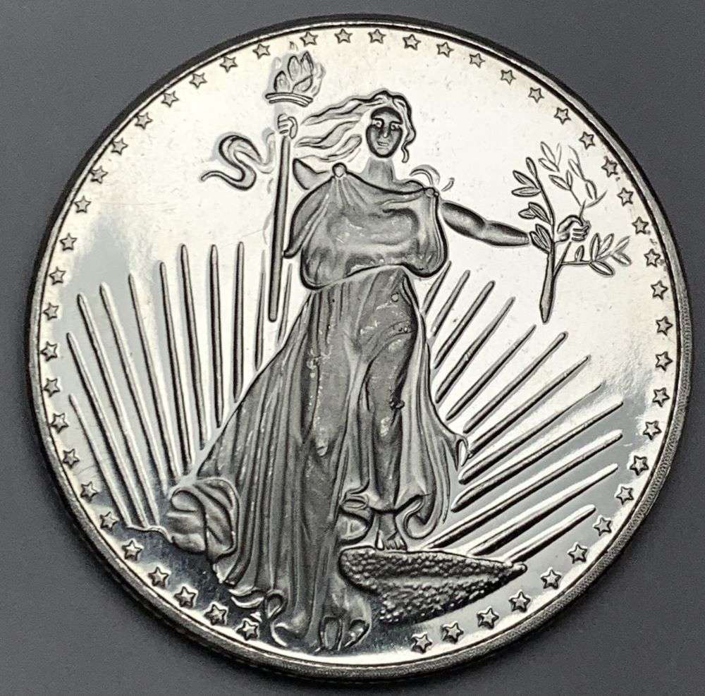 Saint Gaudens Design SilverTowne 1 ozt .999 Silver