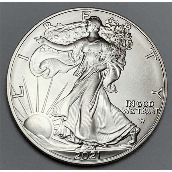 2021 American Silver Eagle Type 2