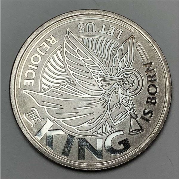 2020 The King is Born Let Us Rejoice 1 ozt .999 Silver
