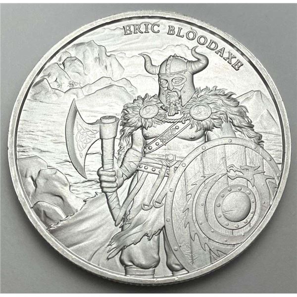 Eric Bloodaxe Legendary Warriors 1 ozt .999 Silver