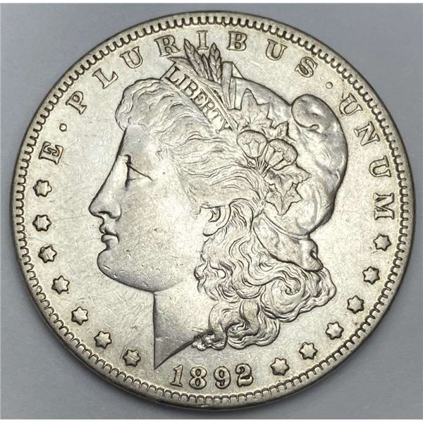 1892 Morgan Silver Dollar VF