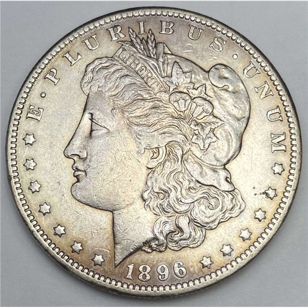 1896-O Morgan Silver Dollar XF