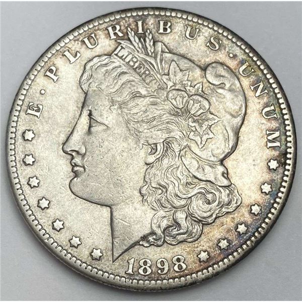 1898-S Morgan Silver Dollar AU Details