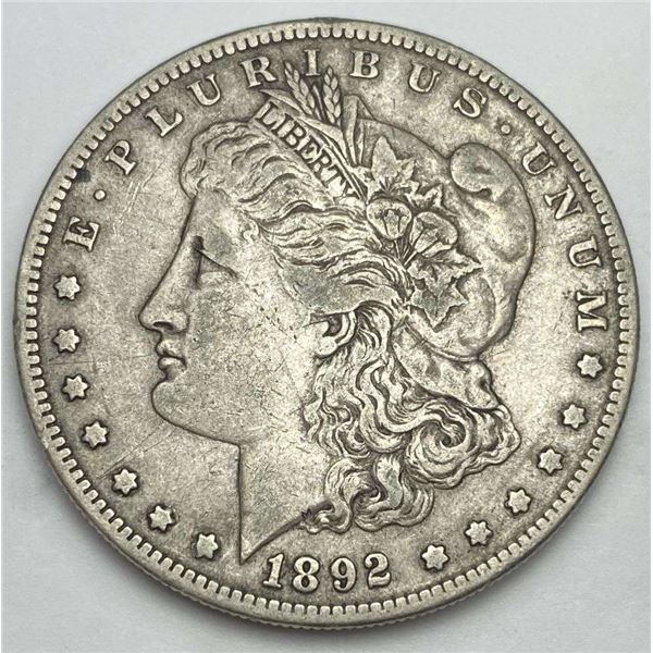 1892-S Morgan Silver Dollar XF