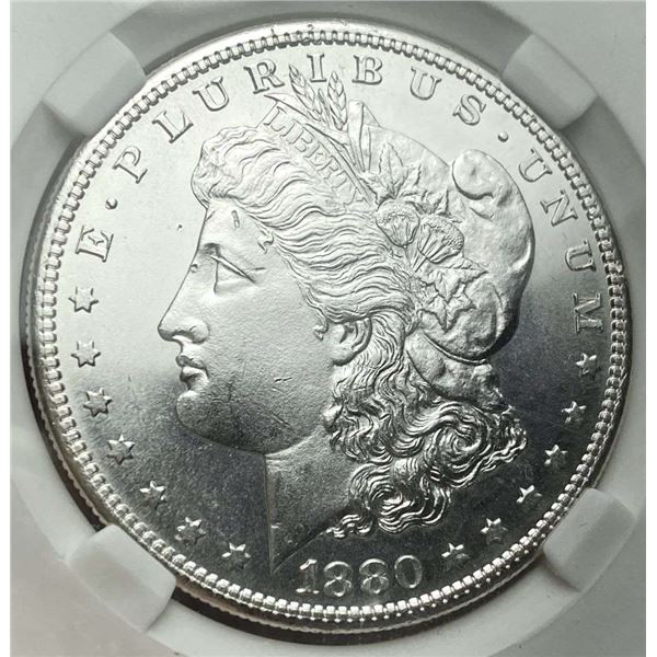 1880-S Morgan Silver Dollar MS67 PL