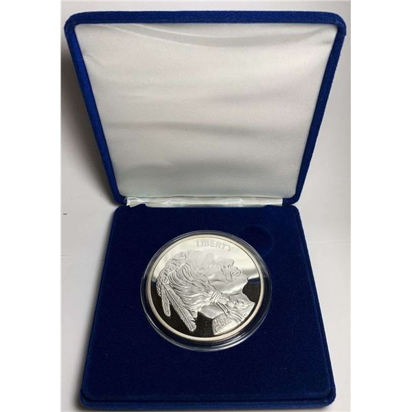 Buffalo Design "Big Nickel" Proof 5 ozt .999 Silver