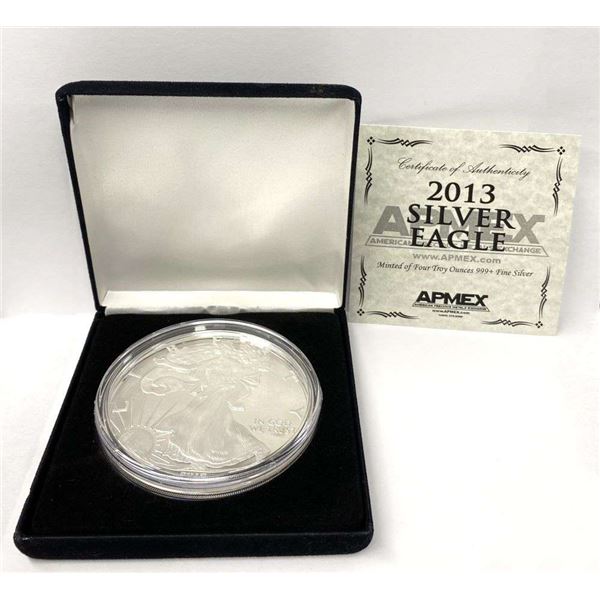 Quarter Pound 2013 American Eagle Design Proof .999 Silver