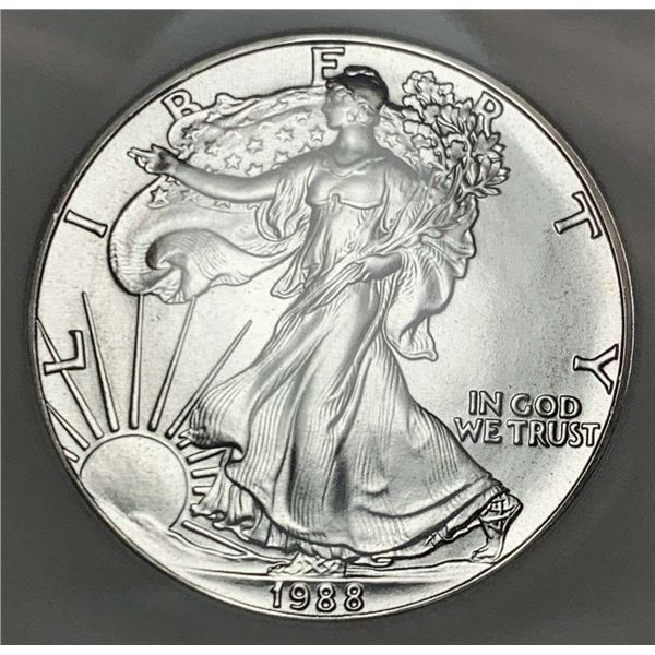 1988 American Silver Eagle NGC MS69