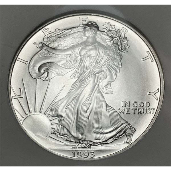 1993 American Silver Eagle NGC MS69