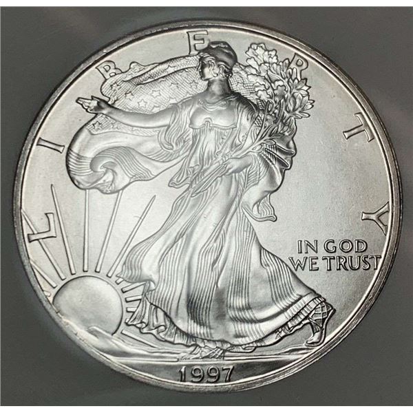 1997 American Silver Eagle NGC MS69