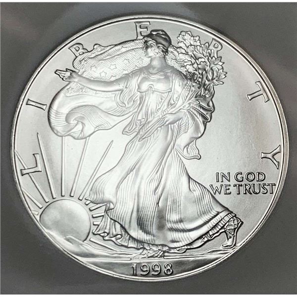 1998 American Silver Eagle NGC MS69