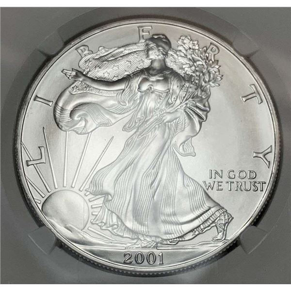 2001 American Silver Eagle NGC MS69