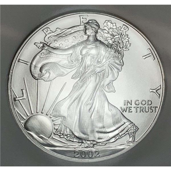 2002 American Silver Eagle NGC MS69