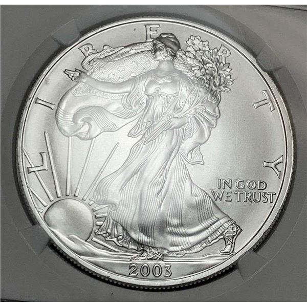 2003 American Silver Eagle NGC MS69