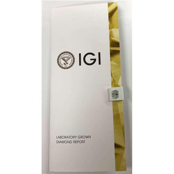White Certified 3.03 Carat Radiant Diamond "H" Color, "VVS2" Clarity IGI
