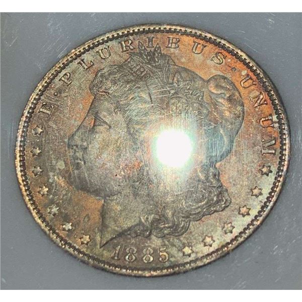 1885-O Morgan Silver Dollar MS66