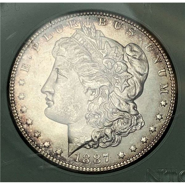 1887 Morgan Silver Dollar MS66