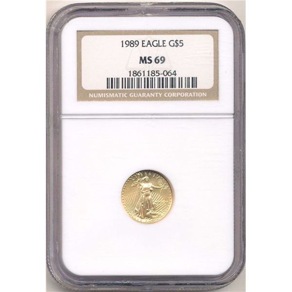 1989 $5 Gold Eagle NGC MS69