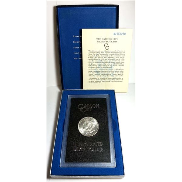 1882-CC Morgan Silver Dollar GSA MS64