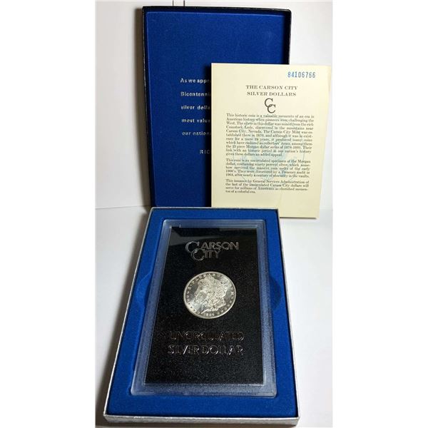 1884-CC Morgan Silver Dollar GSA MS64 PL