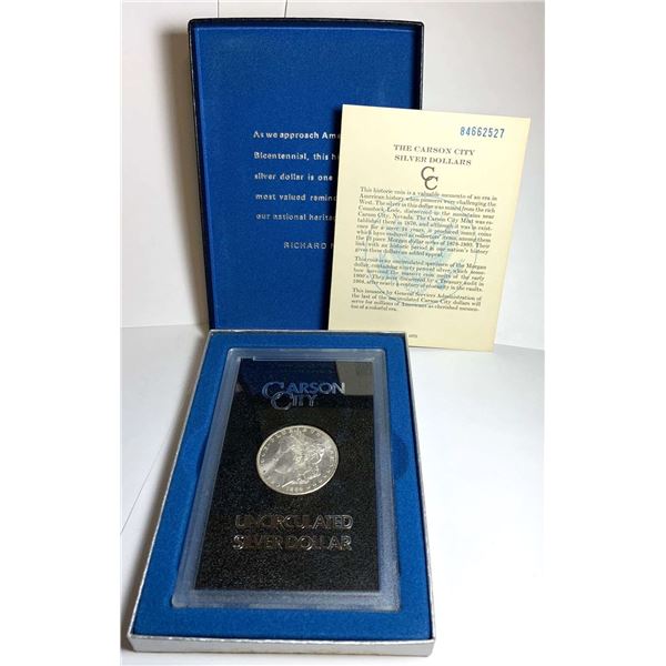 1884-CC Morgan Silver Dollar GSA MS65