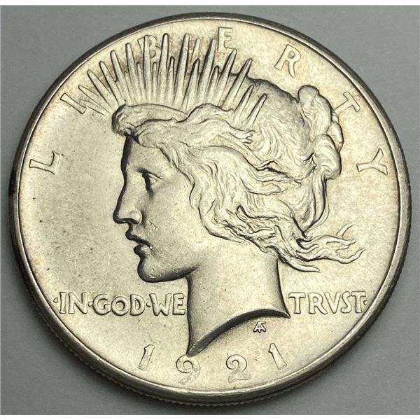 1921 Peace Silver Dollar MS63
