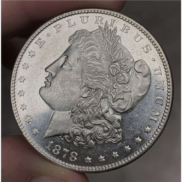 1878 Morgan Silver Dollar MS64 PL