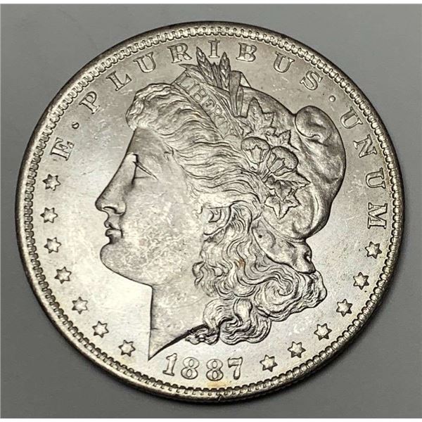 1887-O Morgan Silver Dollar MS64