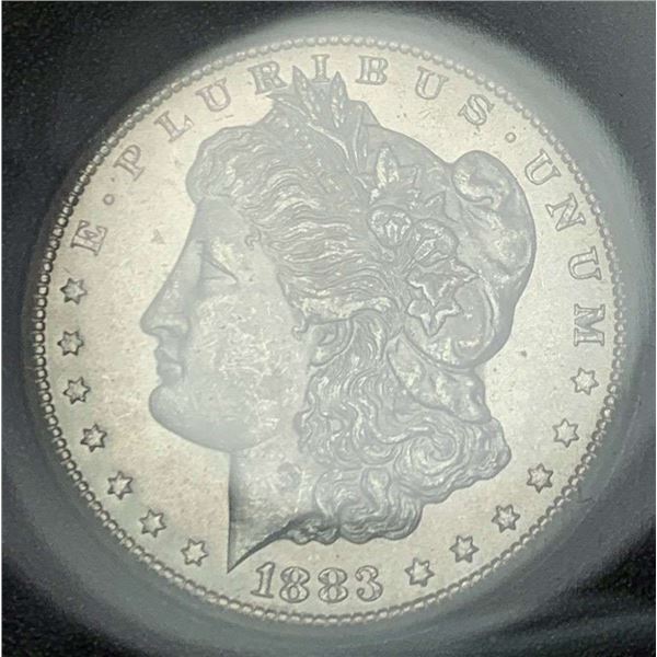 1883-CC Morgan Silver Dollar GSA PCGS MS64