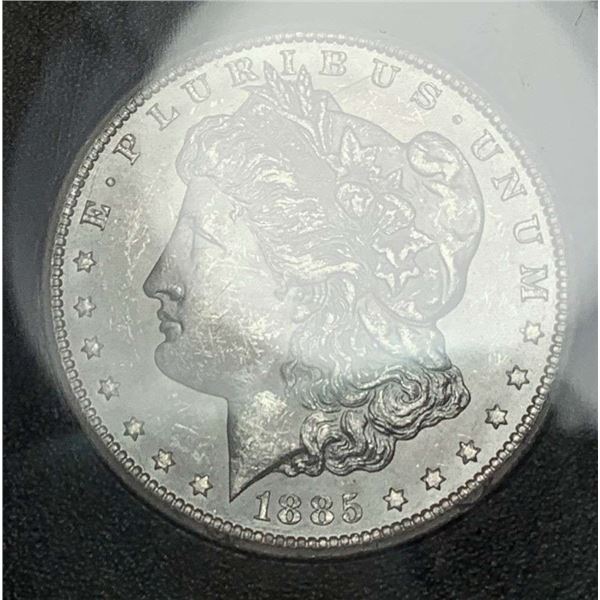1885-CC Morgan Silver Dollar GSA PCGS MS63