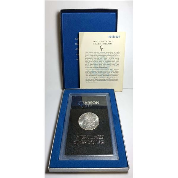 1883-CC Morgan Silver Dollar GSA MS64