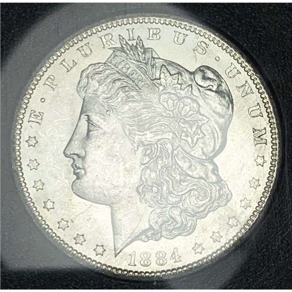 1884-CC Morgan Silver Dollar GSA MS64
