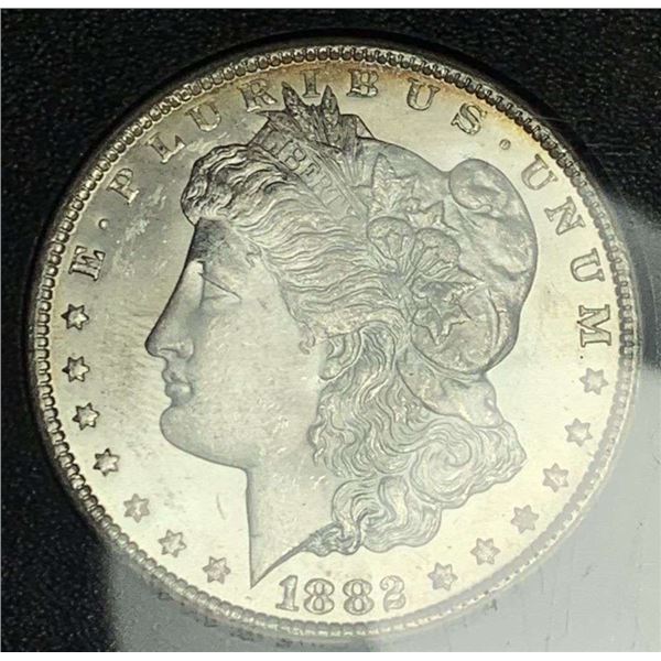 1882-CC Morgan Silver Dollar GSA MS65